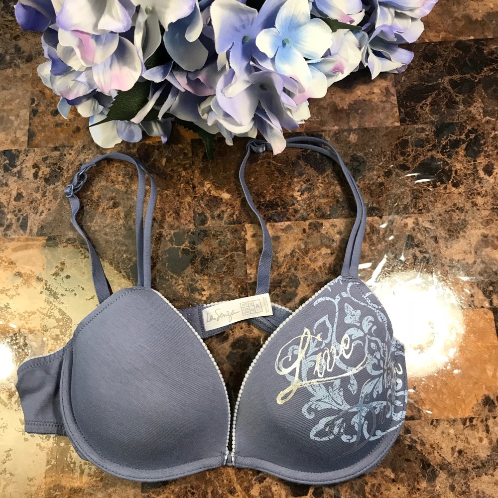 La Senza bra 34A periwinkle blue love dream soft